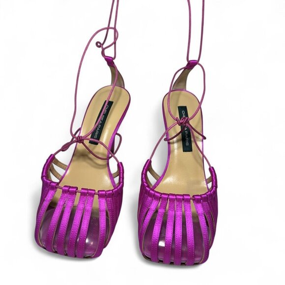 Chelsea Paris Finn High Heel Pump Women's Sz 38 Orchard Pink - Picture 5 of 16